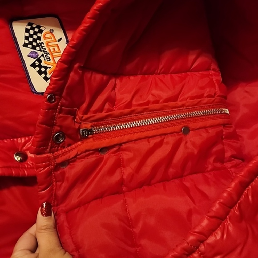 Vintage‎ 70s Wynns Racing Jacket Deadstock Red - Picture 7 of 8